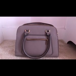 Grey Leather Women’s Handbag
